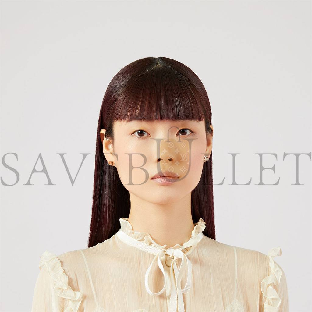 GUCCI GG RUNNING STUD EARRINGS 094074